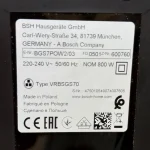جاروبرقی بوش مدل BGS7POW2 | توان ۸۰۰ وات، مخزنی و بدون کیسه، سری ۸ - Image 5